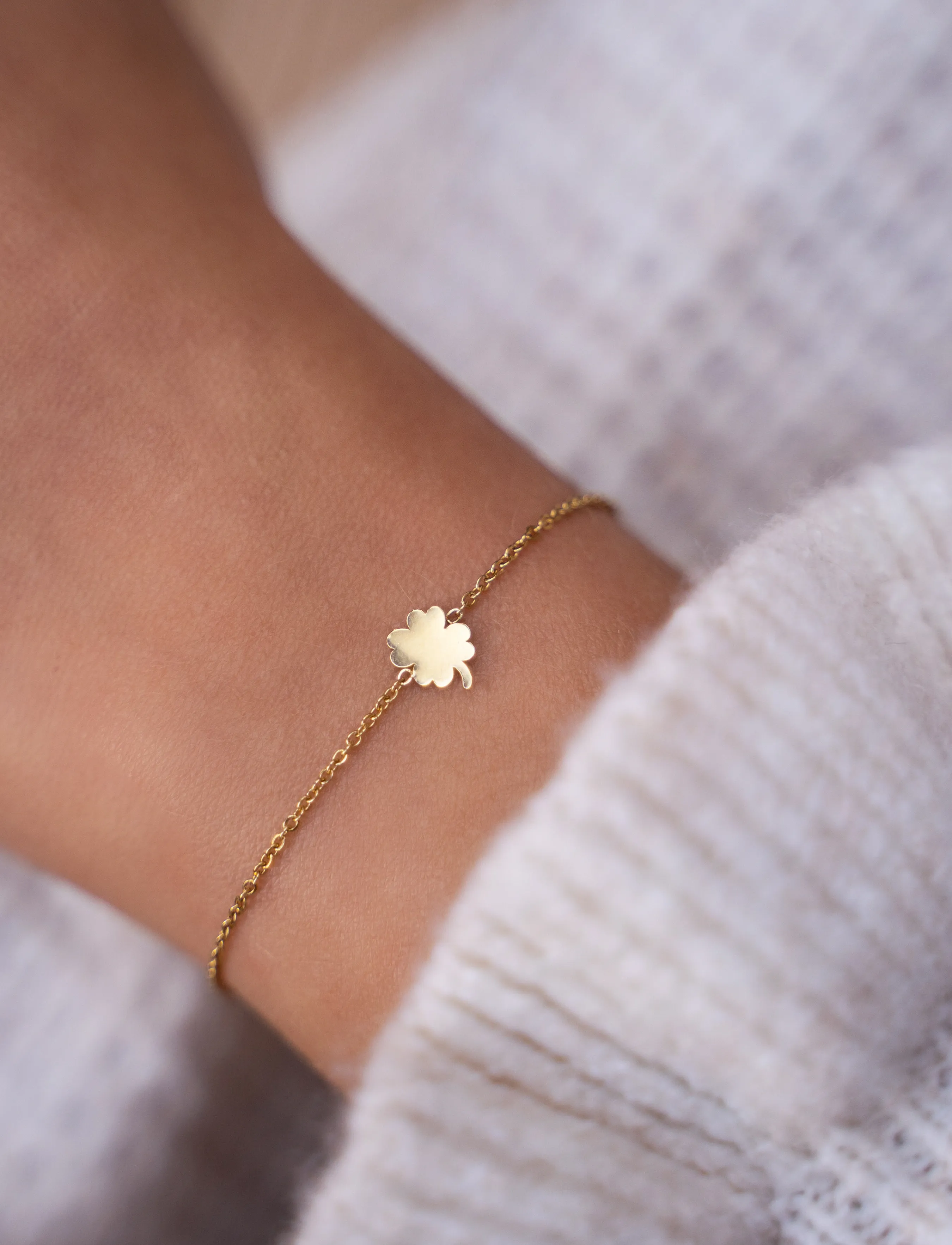 My Jewellery Bracelet Clover, One Size, Bracelets, Gold - Chain Frauen