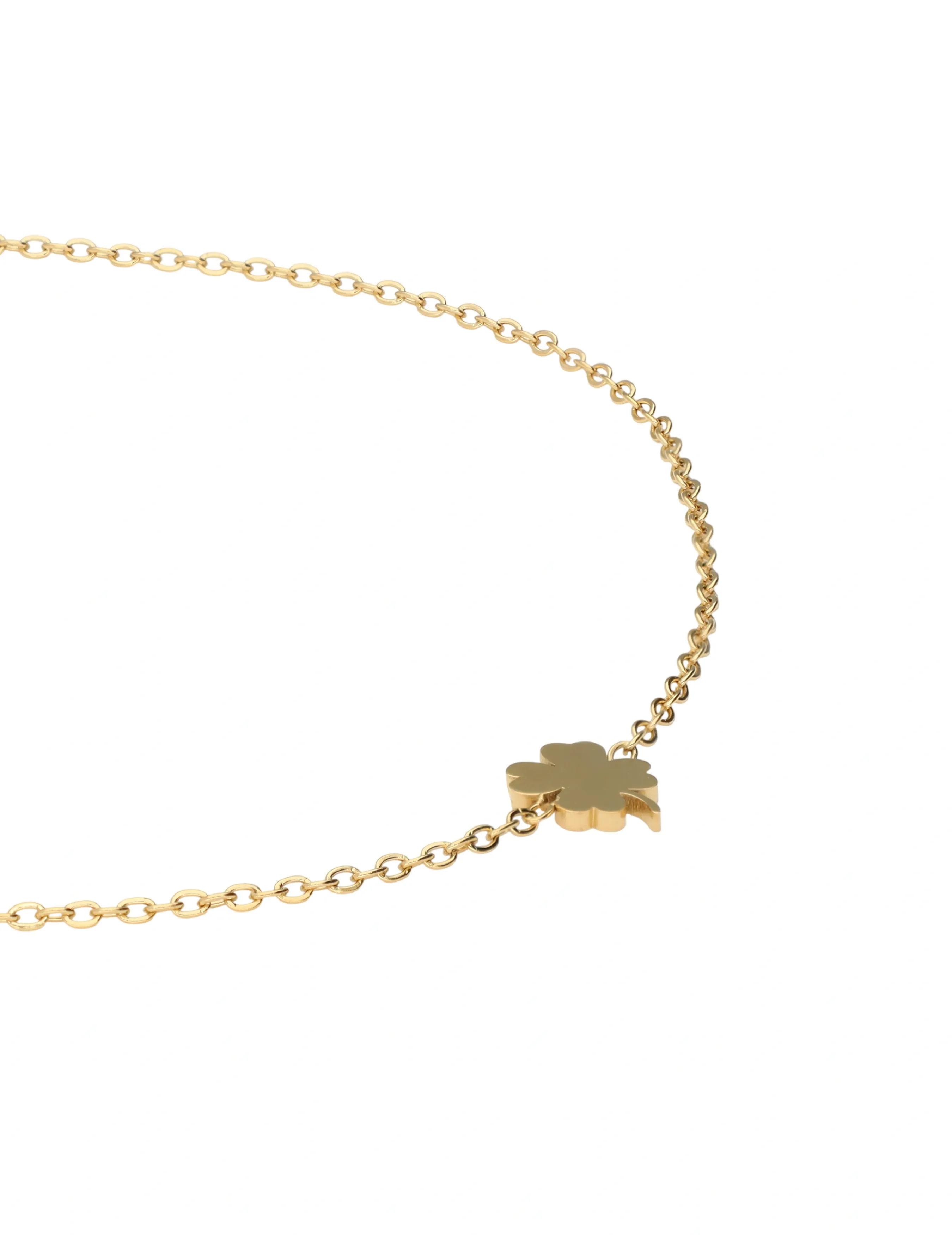 My Jewellery - Bracelet clover - kedjearmband - gold - 2