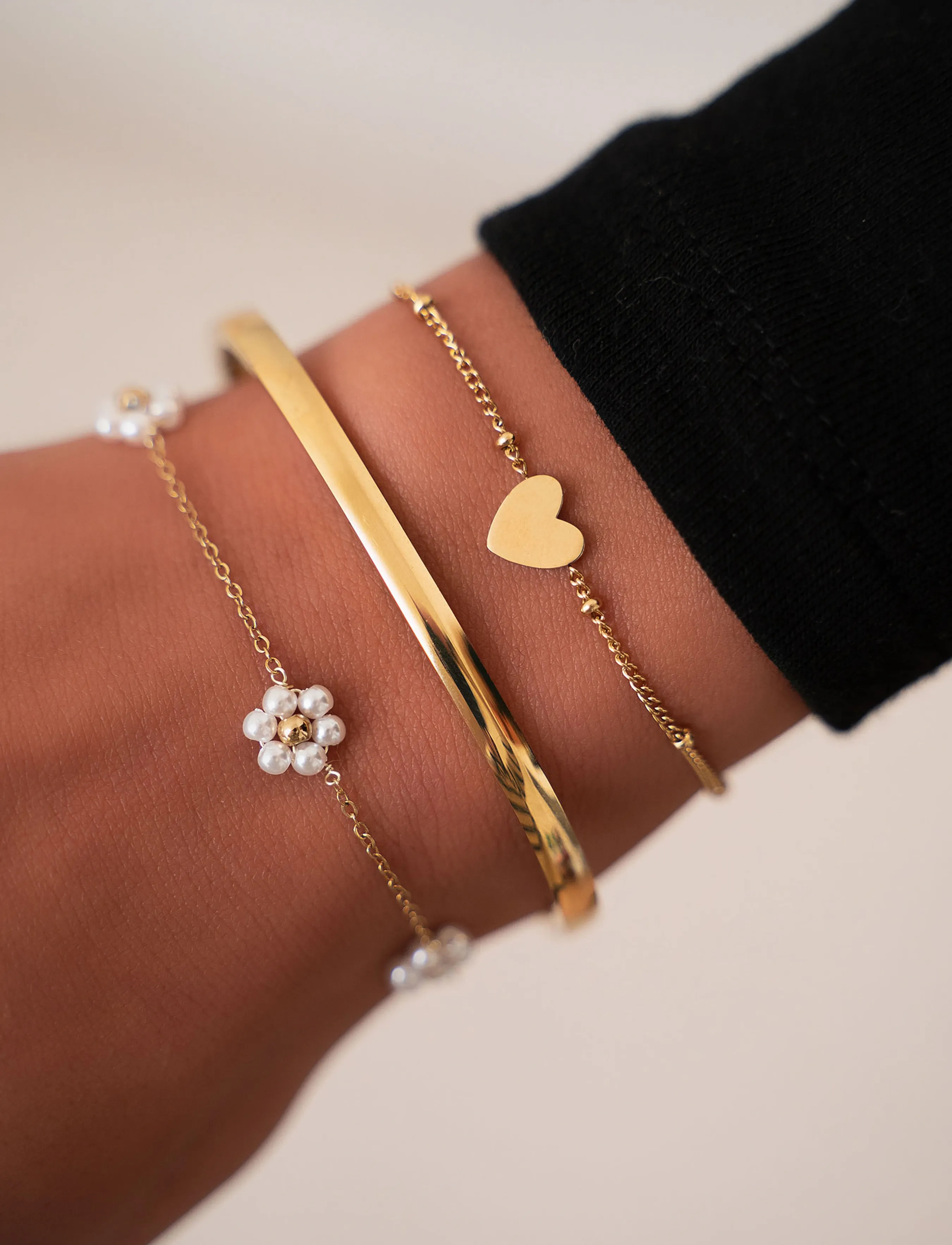 My Jewellery Bangle Rectangular Narrow, One Size, Bracelets, Gold - Bangles, Frauen