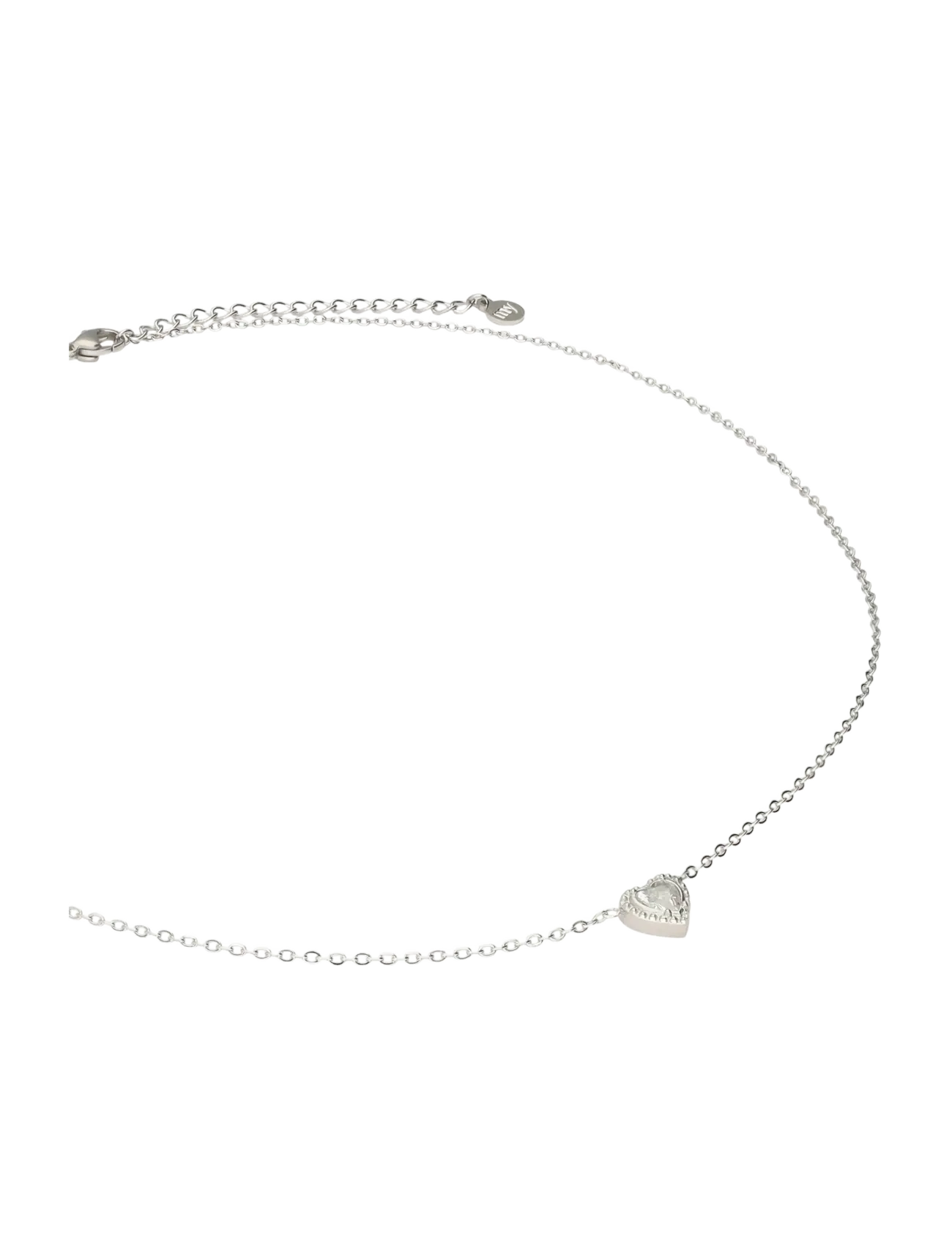 My Jewellery - Necklace heart rhinestones - colliers chaîne - silver - 1