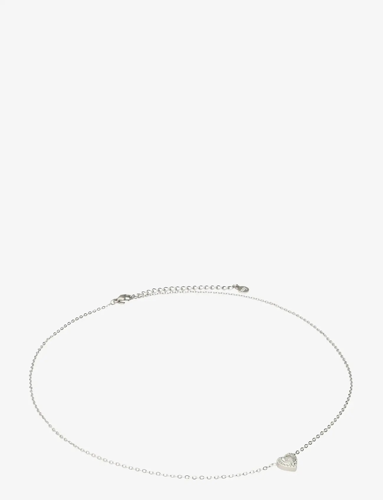 My Jewellery - Necklace heart rhinestones - ketten mit anhänger - silver - 2