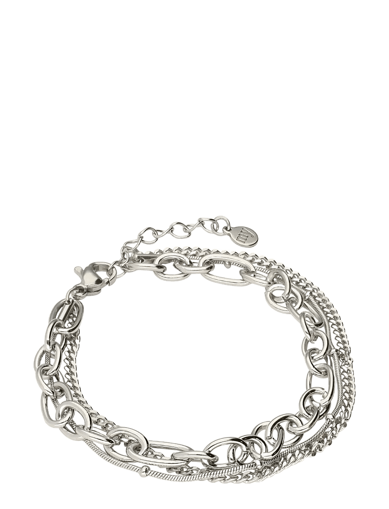 My Jewellery - Bracelet three-layer balls - kettenarmbänder - silver - 1