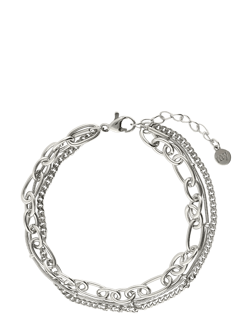 My Jewellery - Bracelet three-layer balls - kettenarmbänder - silver - 2