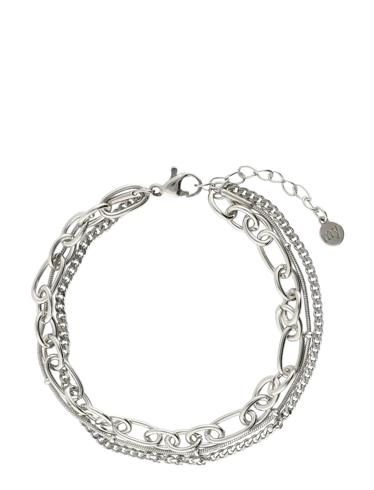 My Jewellery - Bracelet three-layer balls - lenkearmbånd - silver - 2