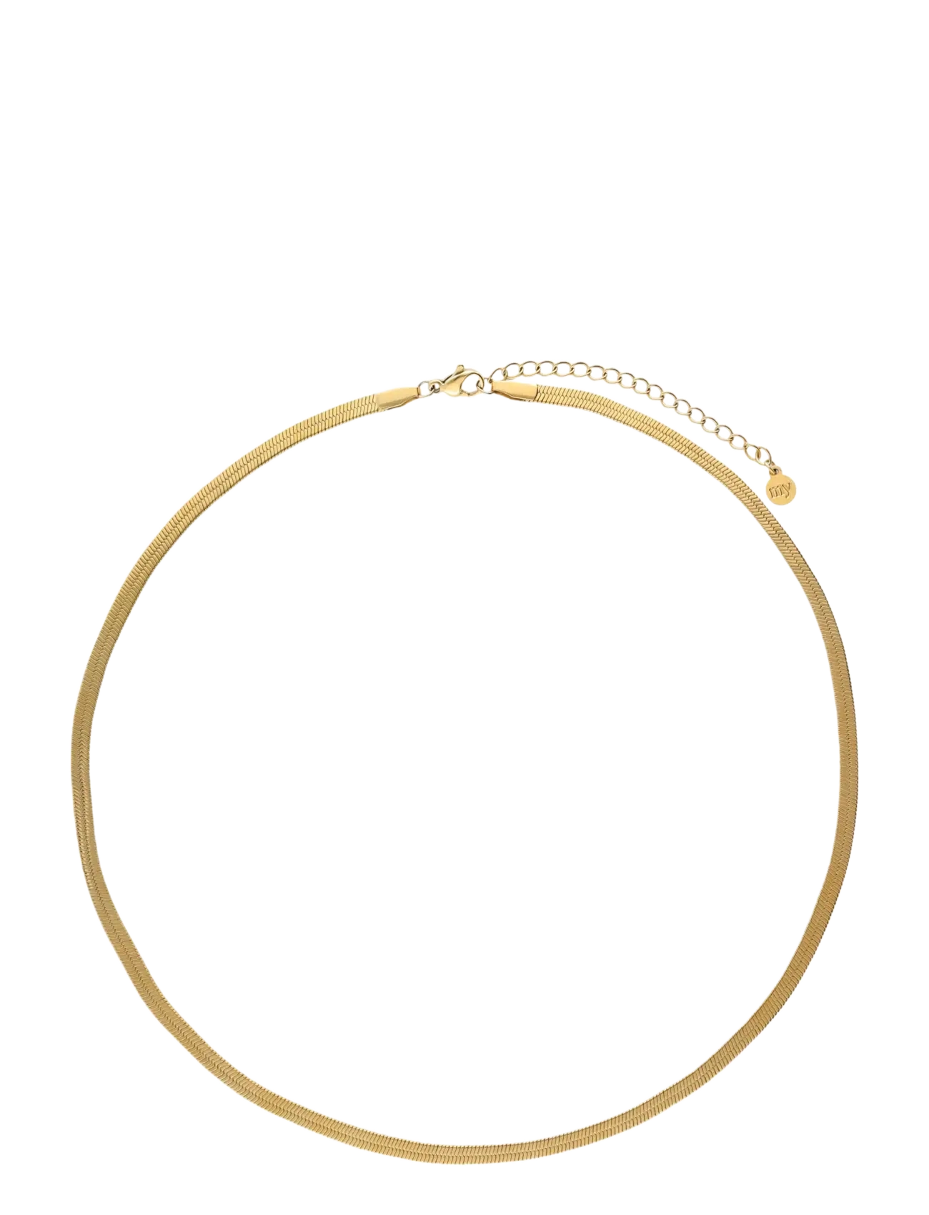 My Jewellery Flat Link Chain Thin, One Size, Necklaces, Gold - Frauen