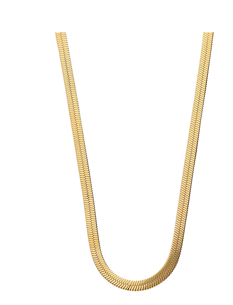 My Jewellery - Flat link chain thin - chain necklaces - gold - 1