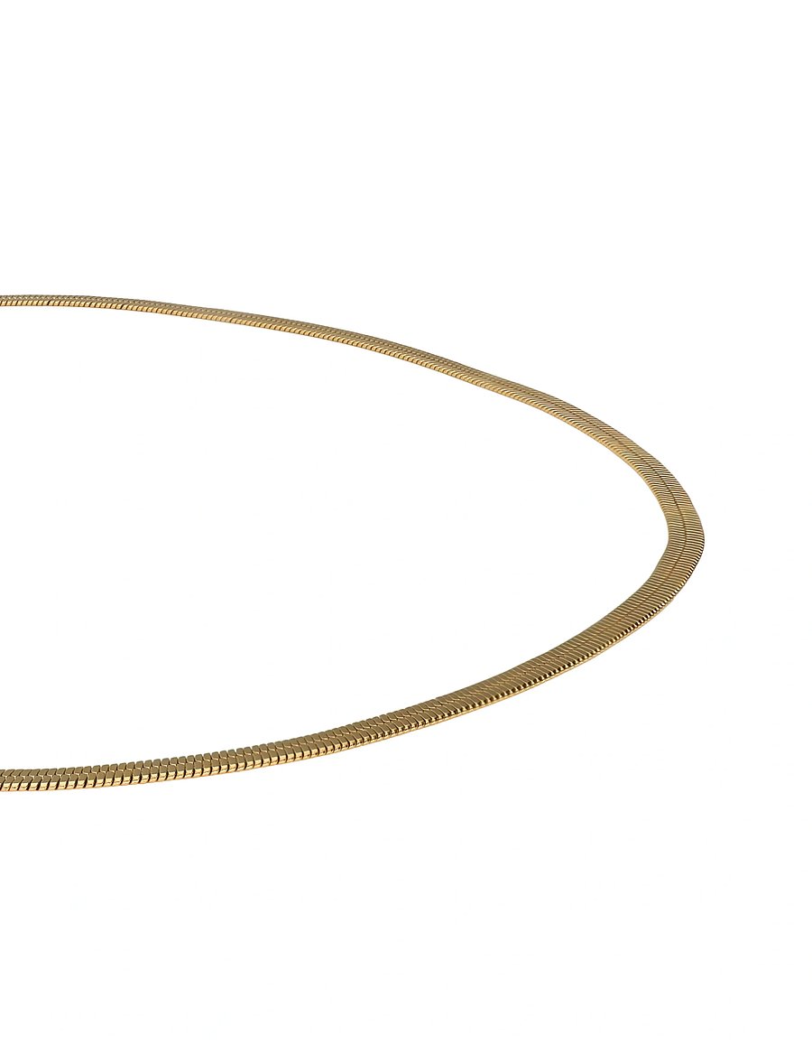 My Jewellery - Flat link chain thin - chain necklaces - gold - 3