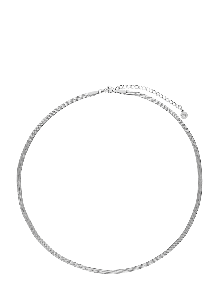 My Jewellery - Flat link chain thin - halskæder - silver - 1