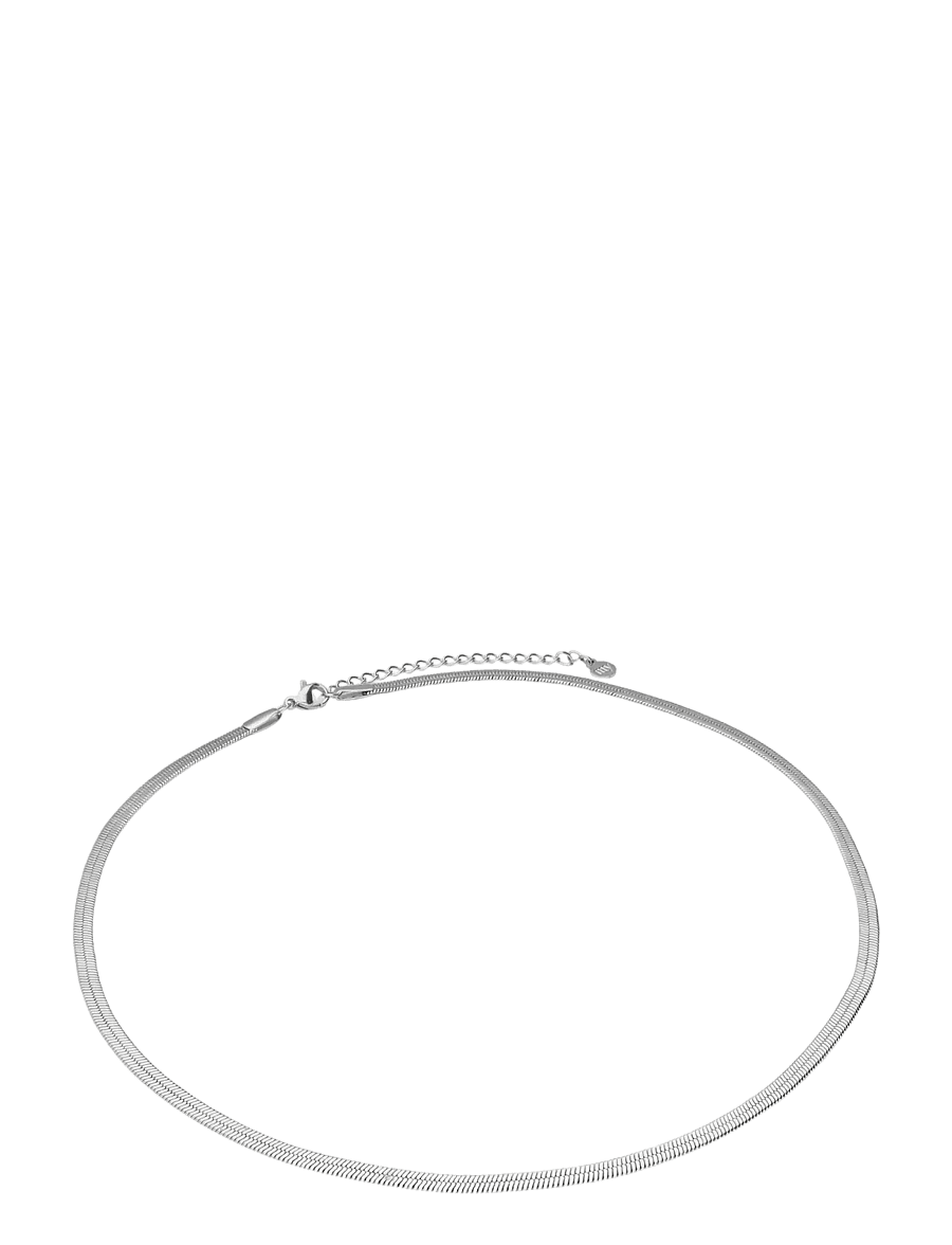 My Jewellery - Flat link chain thin - halskæder - silver - 2