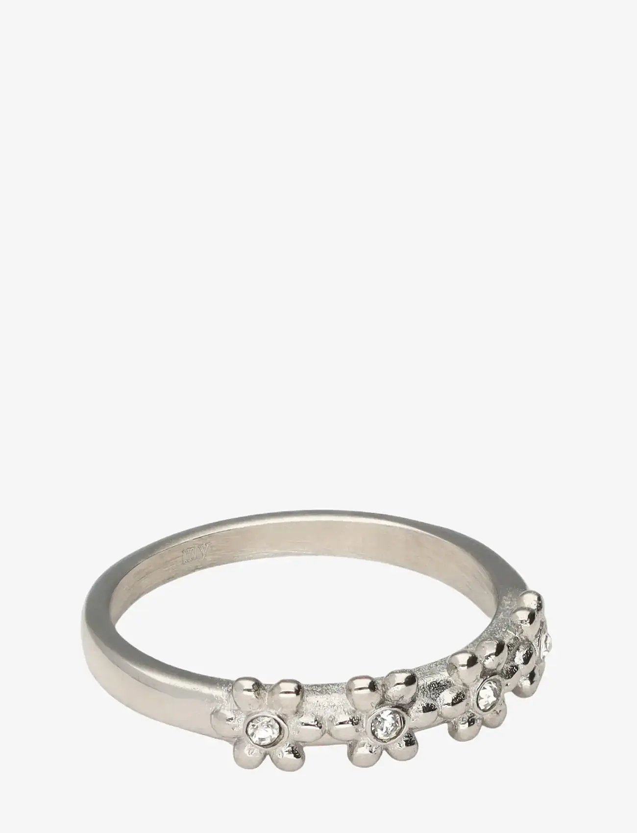 My Jewellery - Ring flowers with stone - sõrmused - silver - 1