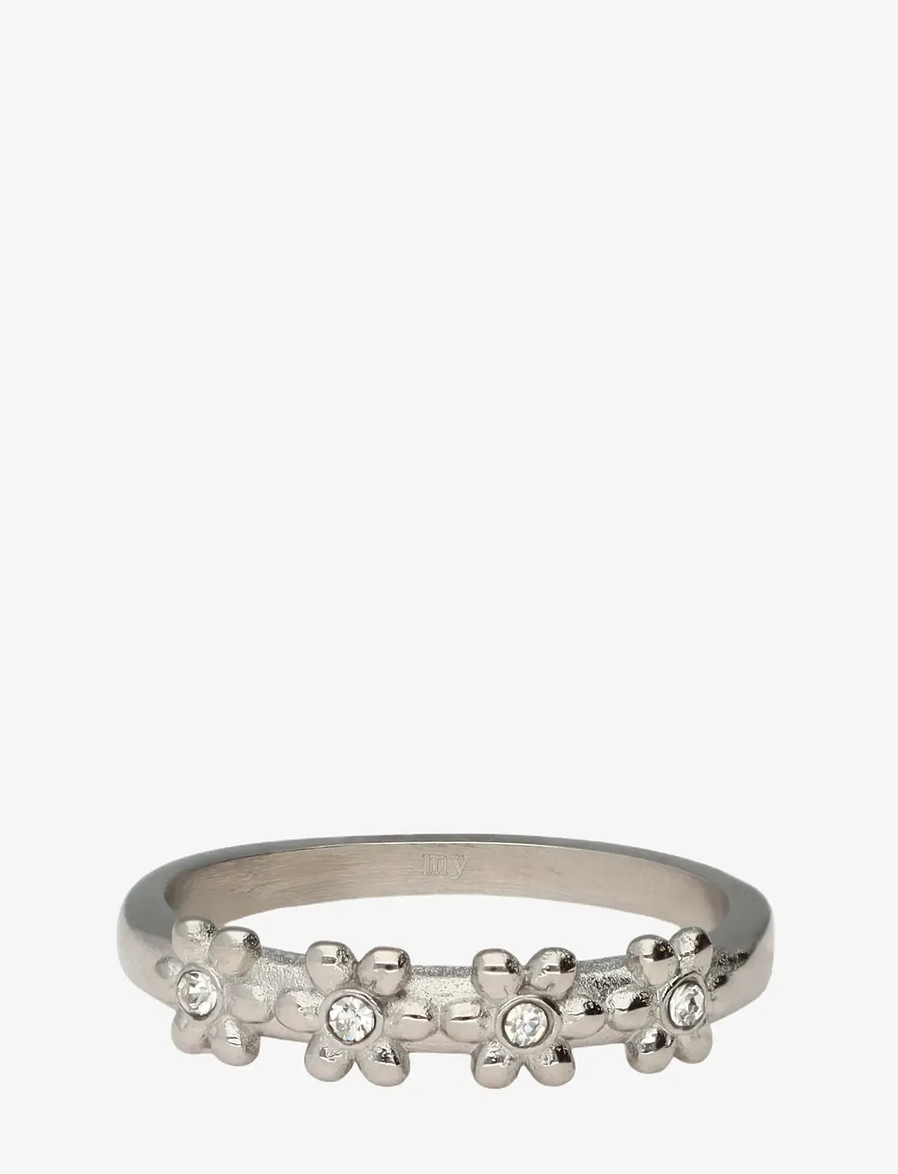 My Jewellery - Ring flowers with stone - sõrmused - silver - 2