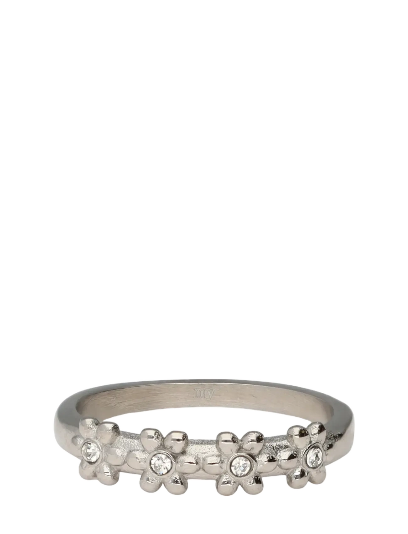 My Jewellery - Ring flowers with stone - ringar - silver - 2