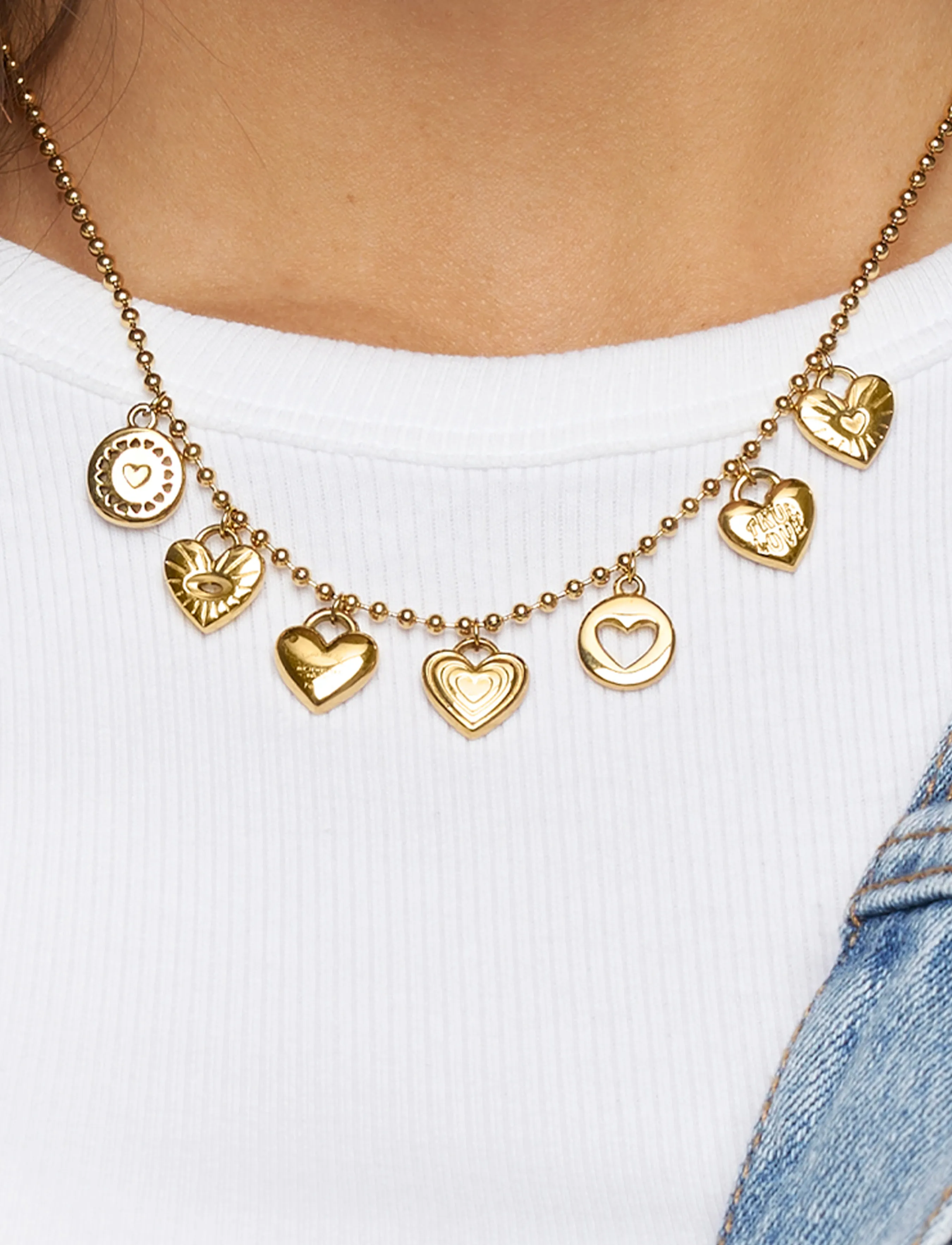 My Jewellery Necklace Candy Couture Charms, One Size, Necklaces, Gold - Statement Frauen
