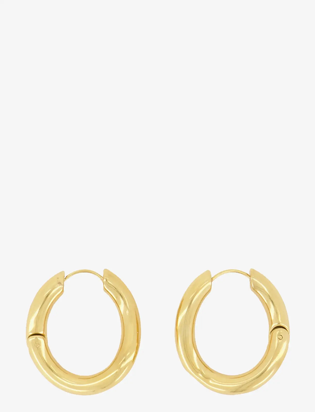 My Jewellery - Earrings Chunky chain hoops - kreolen - gold - 1