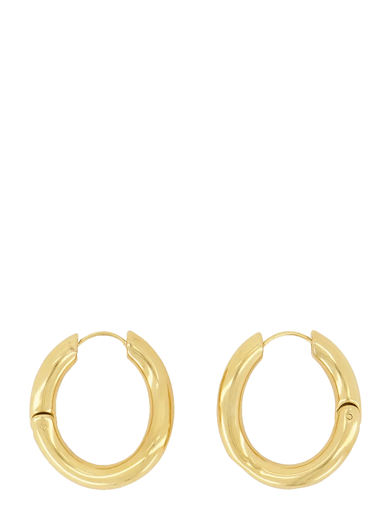 My Jewellery - Earrings Chunky chain hoops - kreolen - gold - 1