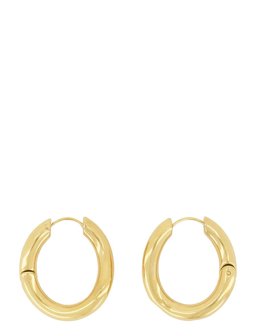 My Jewellery - Earrings Chunky chain hoops - kreolen - gold - 1