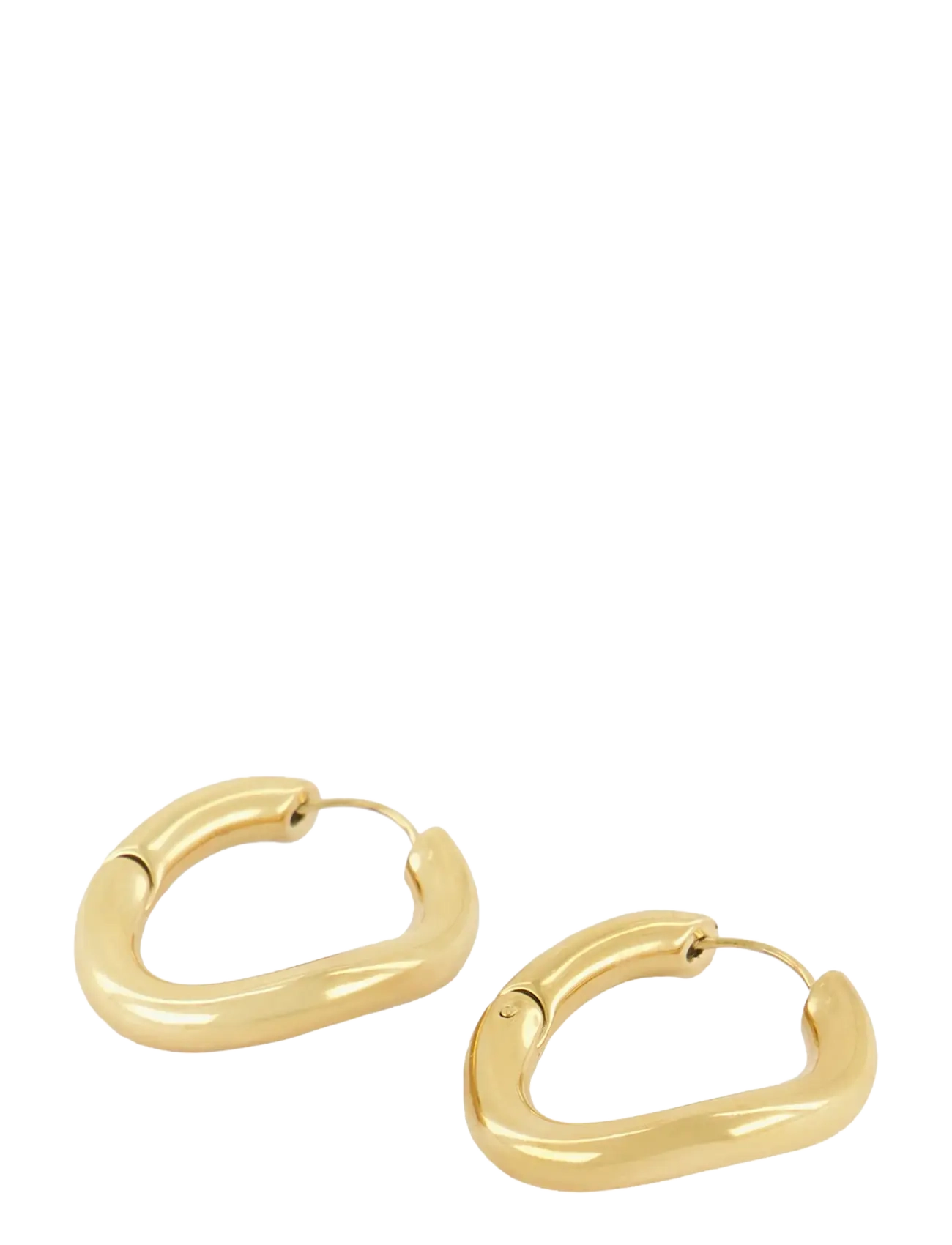 My Jewellery - Earrings Chunky chain hoops - hoops kõrvarõngad - gold - 2