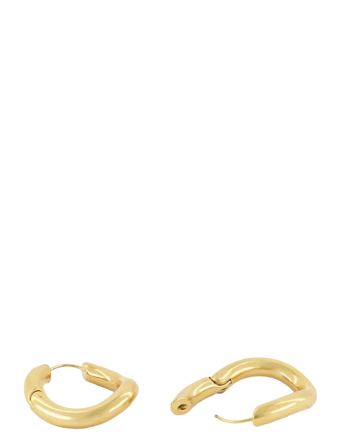 My Jewellery - Earrings Chunky chain hoops - hoops kõrvarõngad - gold - 3