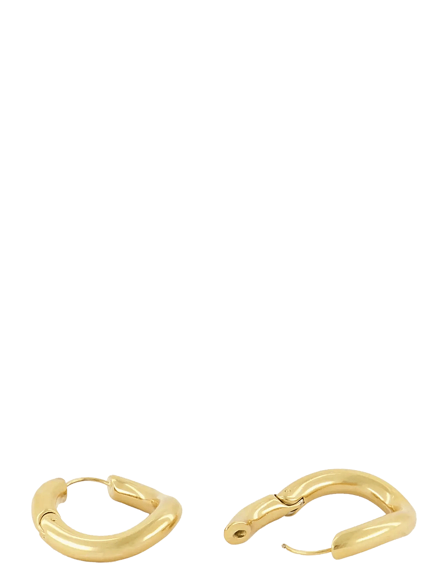 My Jewellery - Earrings Chunky chain hoops - kreolen - gold - 3