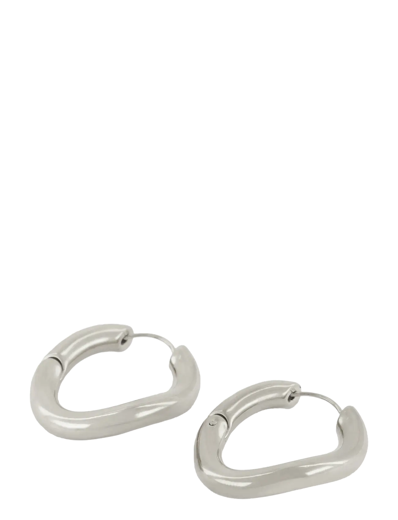 My Jewellery - Earrings Chunky chain hoops - hoops kõrvarõngad - silver - 1