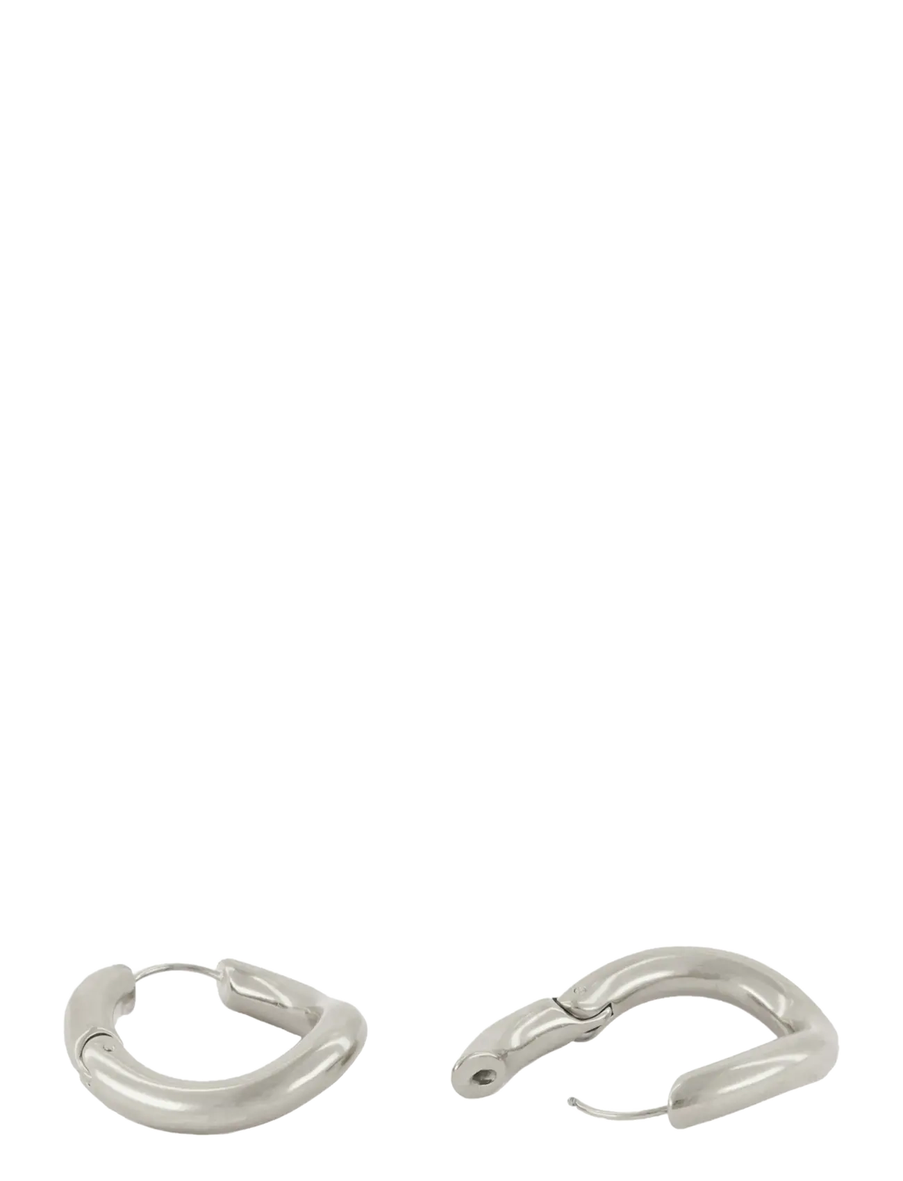 My Jewellery - Earrings Chunky chain hoops - hoops kõrvarõngad - silver - 2