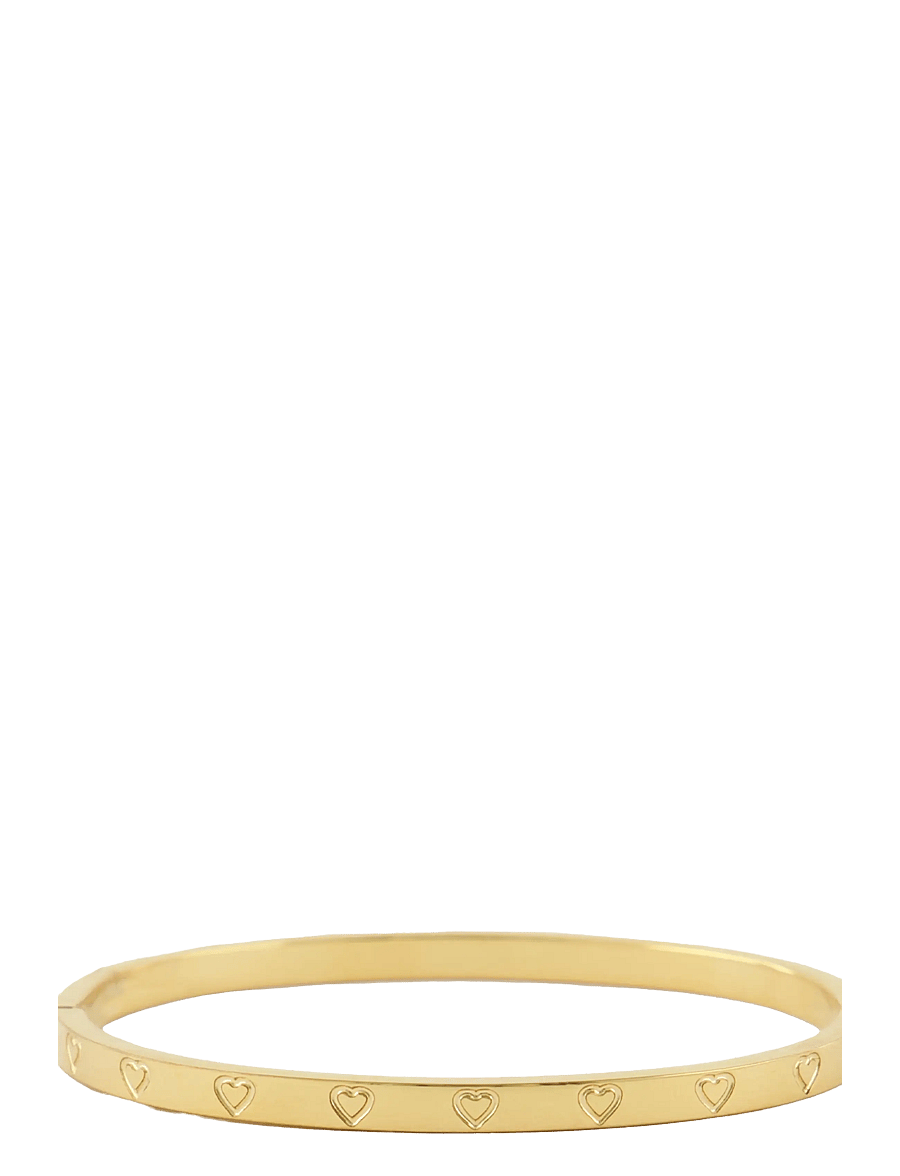 My Jewellery - Bangle engraved hearts - käevõrud - gold - 2