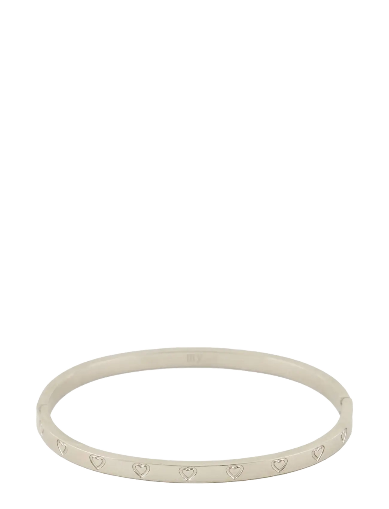 My Jewellery - Bangle engraved hearts - armringe - silver - 1