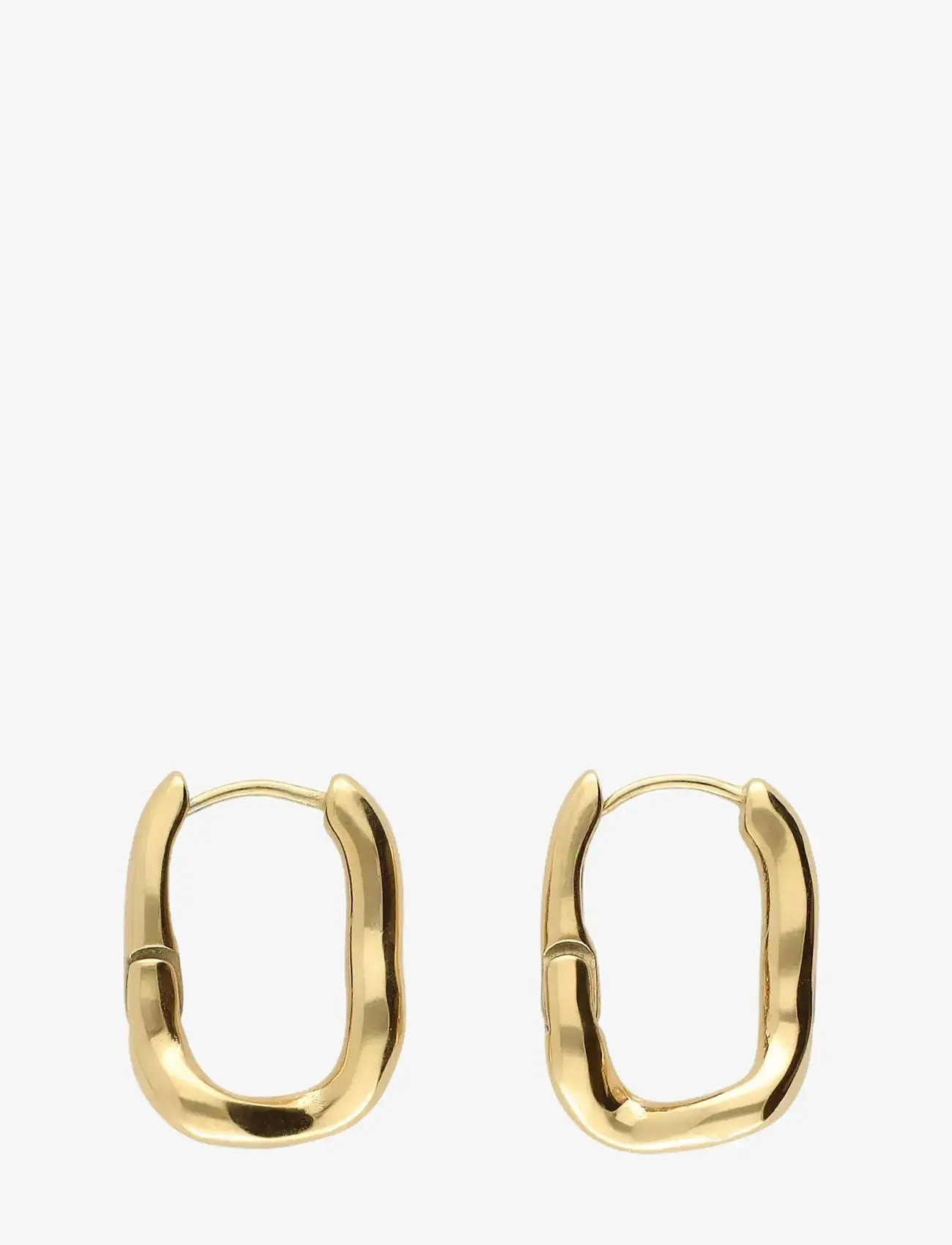 My Jewellery - Earrings swirl effect - hoops - gold - 0