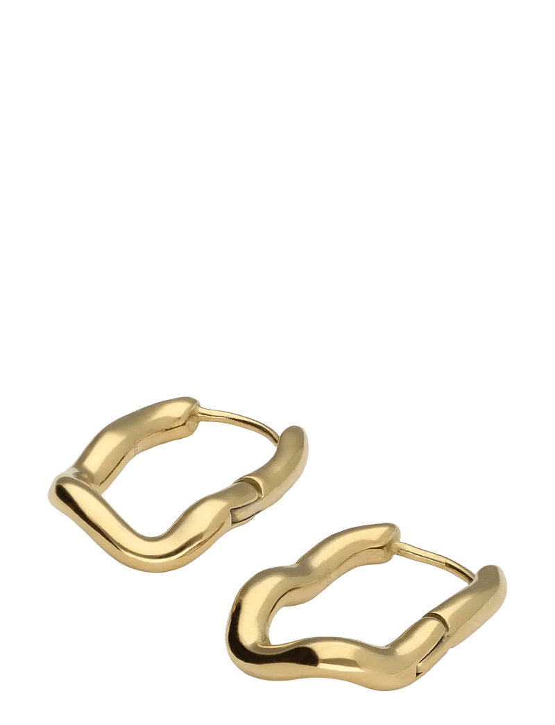 My Jewellery - Earrings swirl effect - hoops - gold - 1