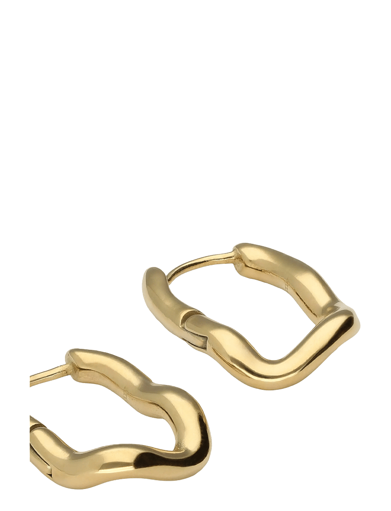 My Jewellery - Earrings swirl effect - hoops - gold - 2