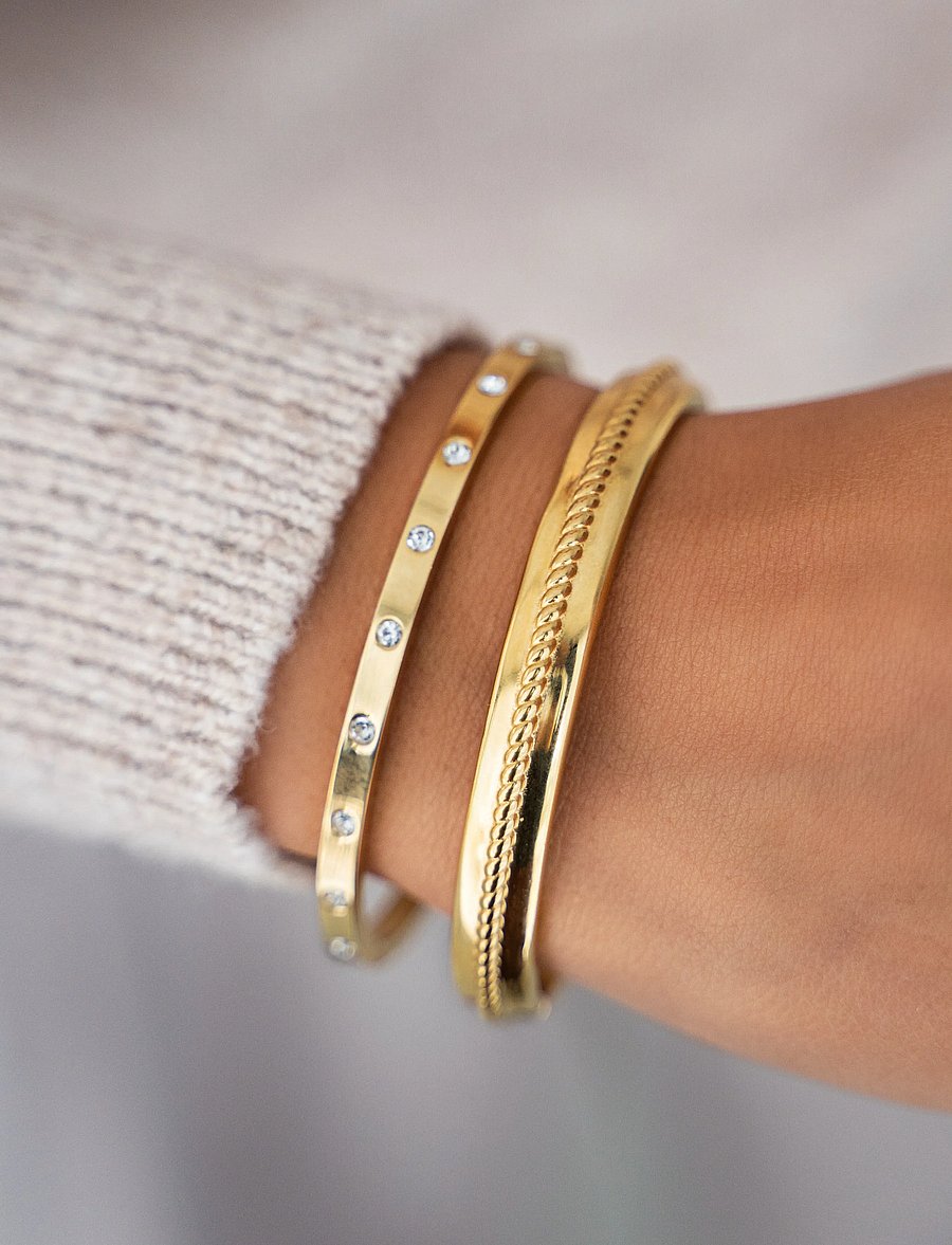 My Jewellery - Bangle stones - käevõrud - gold - 3