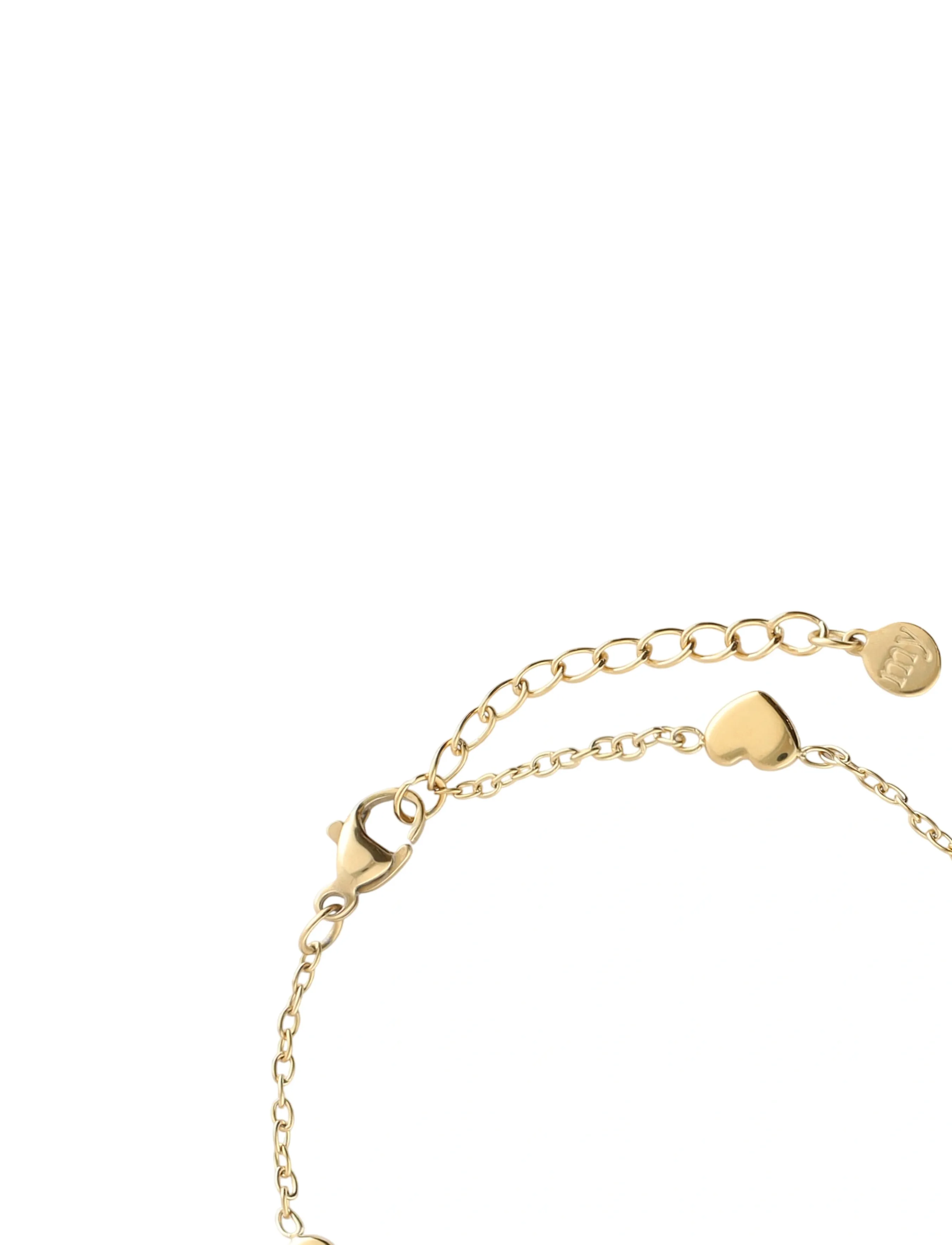 My Jewellery - Bracelet hearts - kædearmbånd - gold - 3