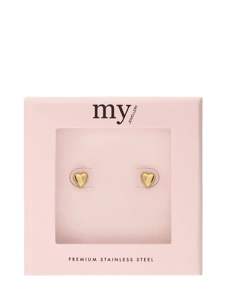 My Jewellery - Ear studs heart - gold - 3