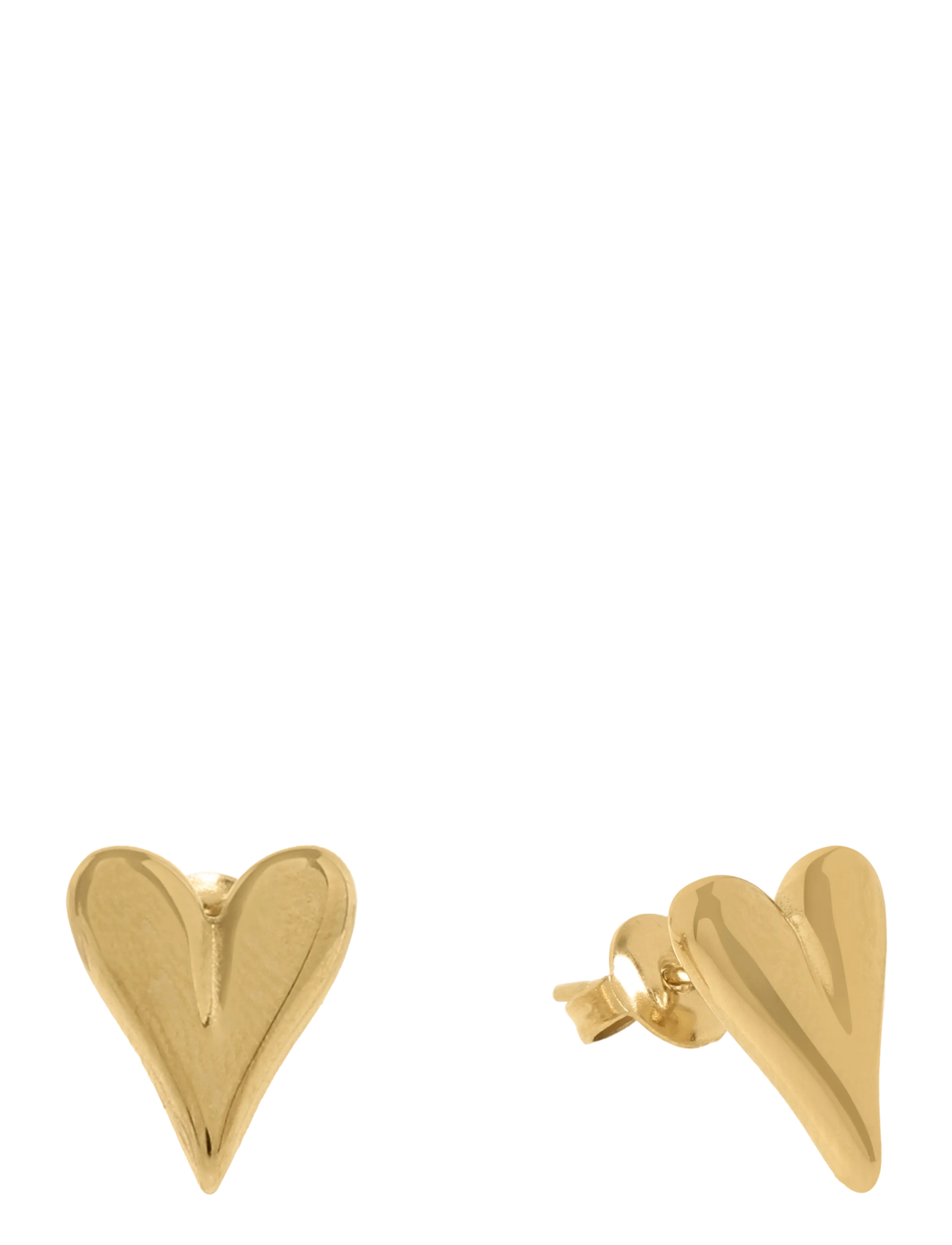 My Jewellery Ear studs heart - Julegaver til kvinder - GOLD / gold