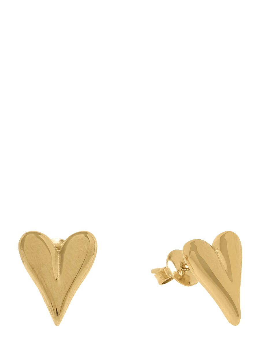 My Jewellery - Ear studs heart - neet-kõrvarõngad - gold - 1