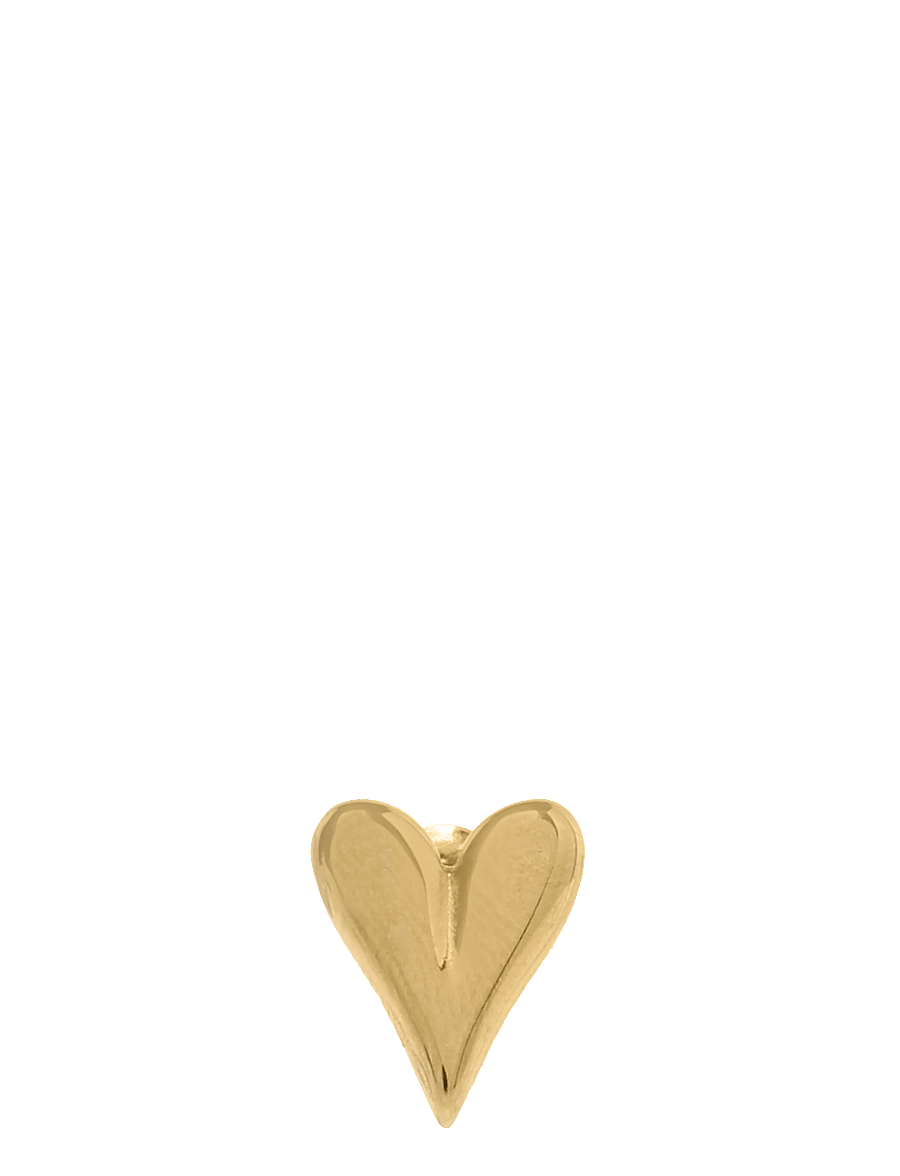 My Jewellery - Ear studs heart - neet-kõrvarõngad - gold - 2