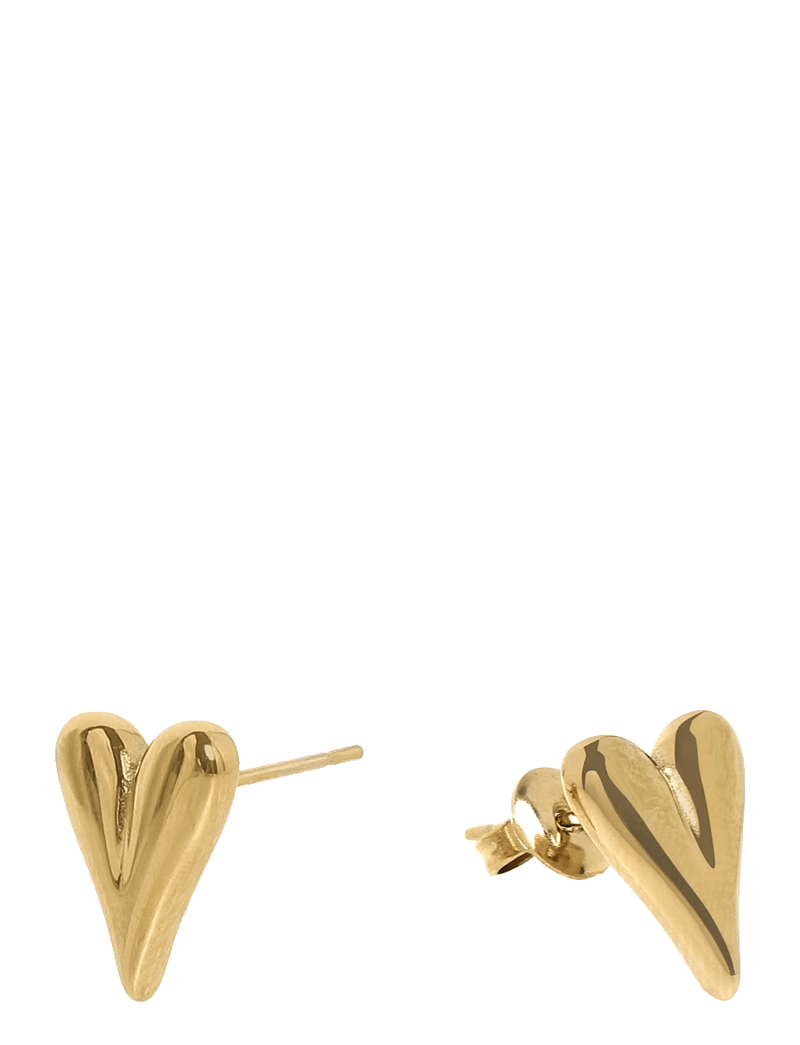My Jewellery - Ear studs heart - neet-kõrvarõngad - gold - 3