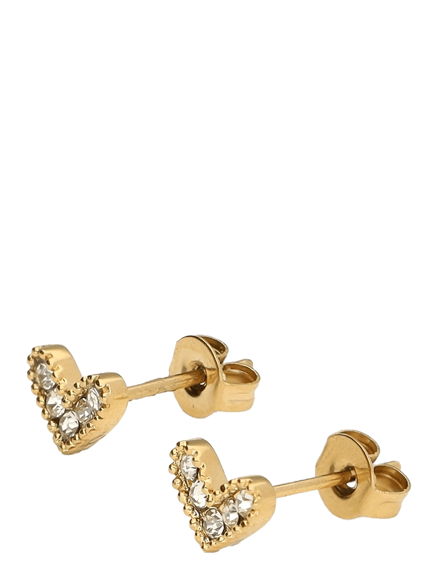 My Jewellery - Earstuds heart - ohrstecker - gold - 0