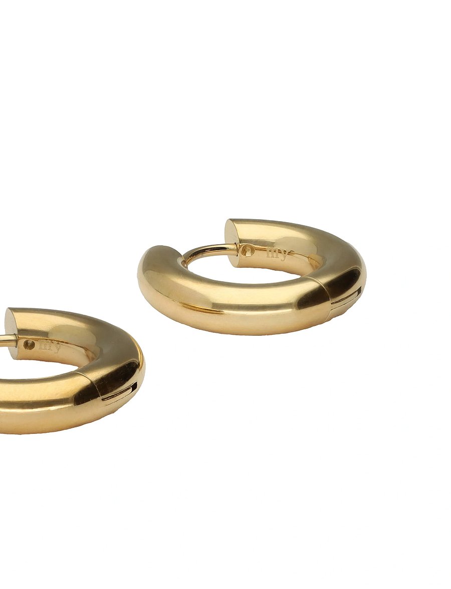 My Jewellery - Earring basic hoop 18x4 - rõngad - gold - 3