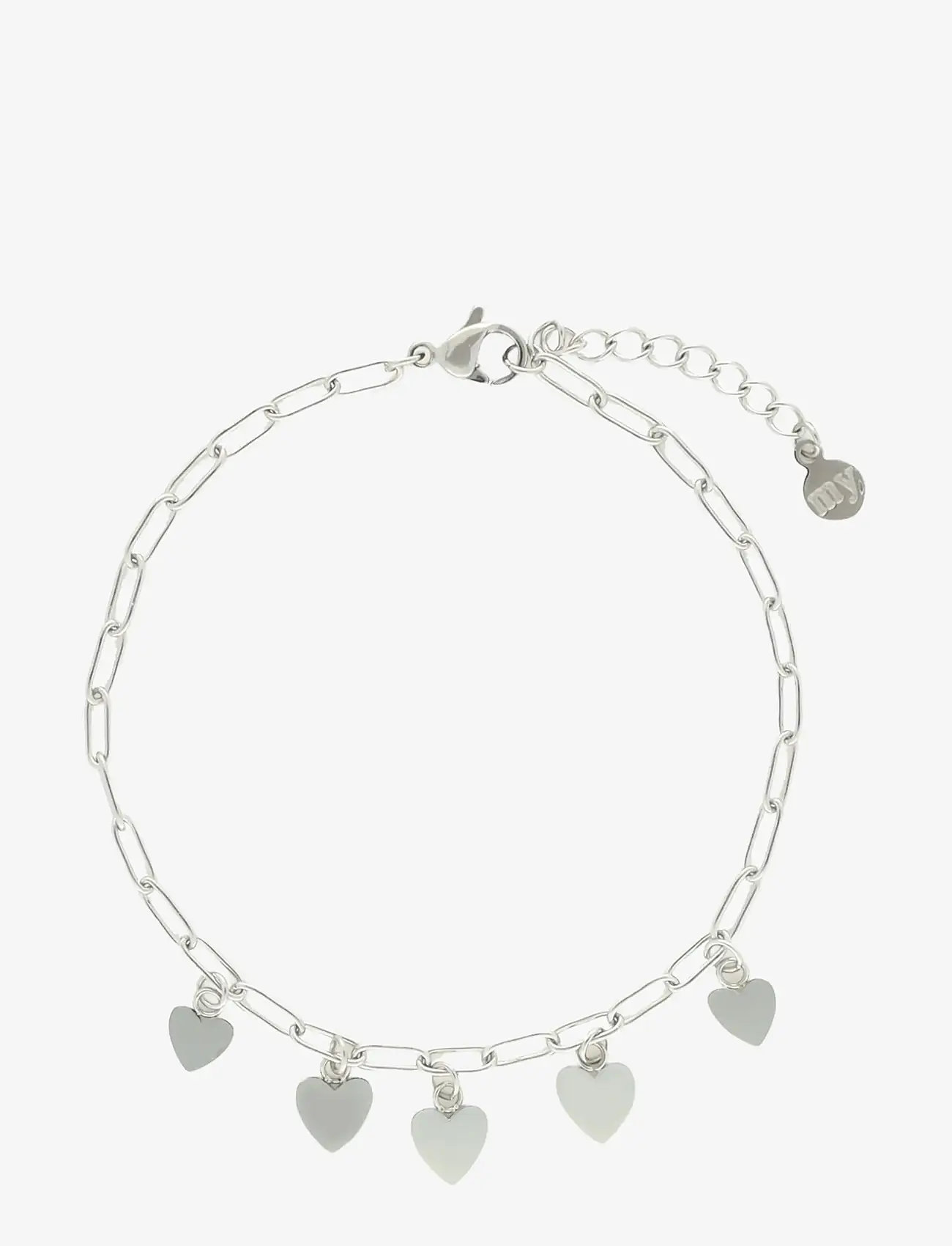 My Jewellery - Bracelet chain fine hearts - silver - 1