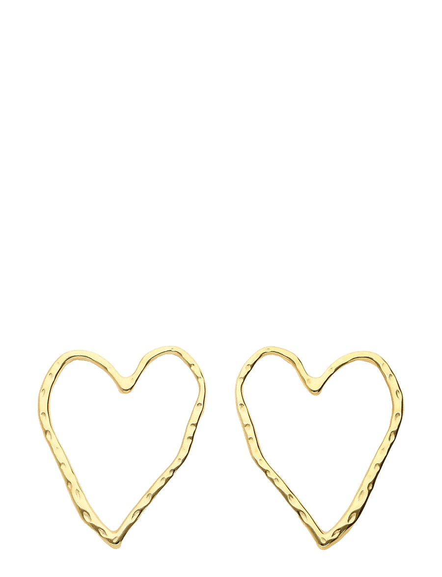 My Jewellery - Studs big open heart - gold - 1