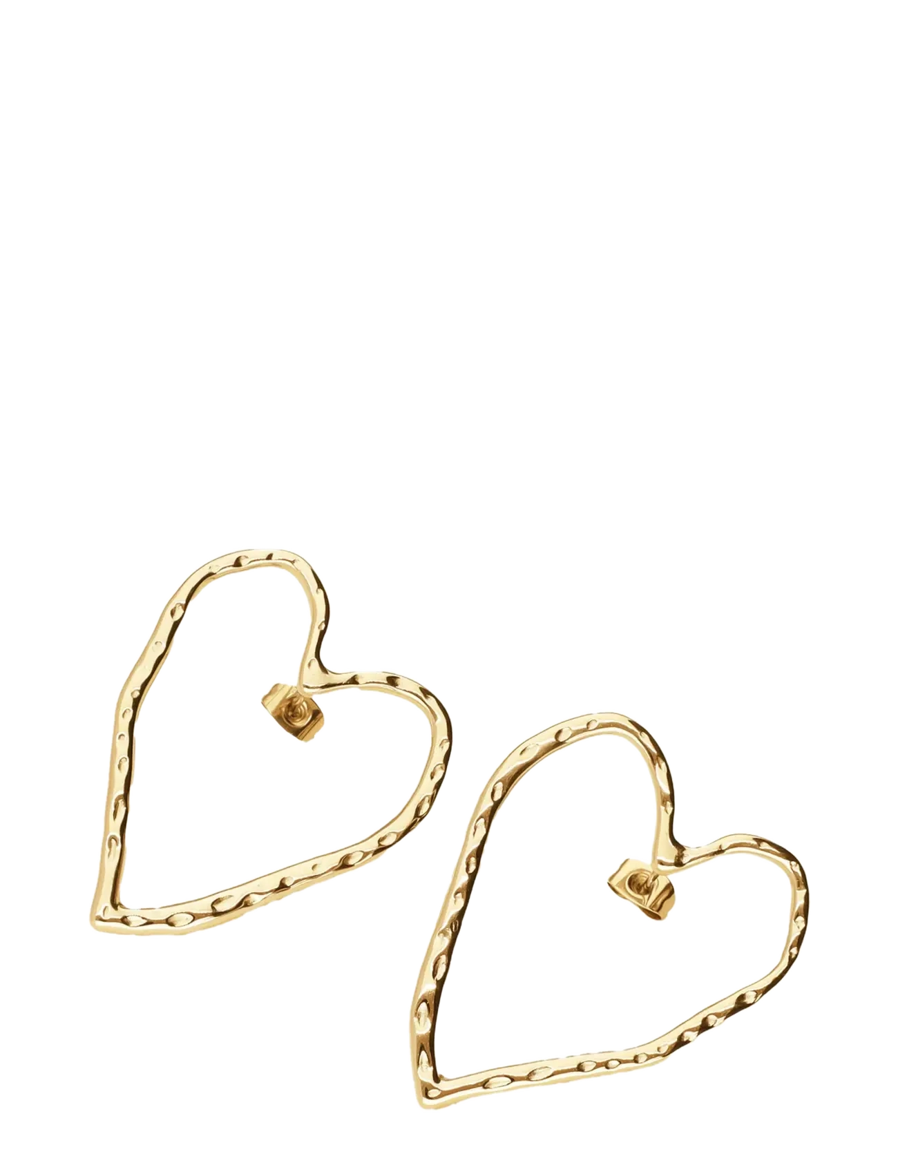 My Jewellery - Studs big open heart - gold - 2