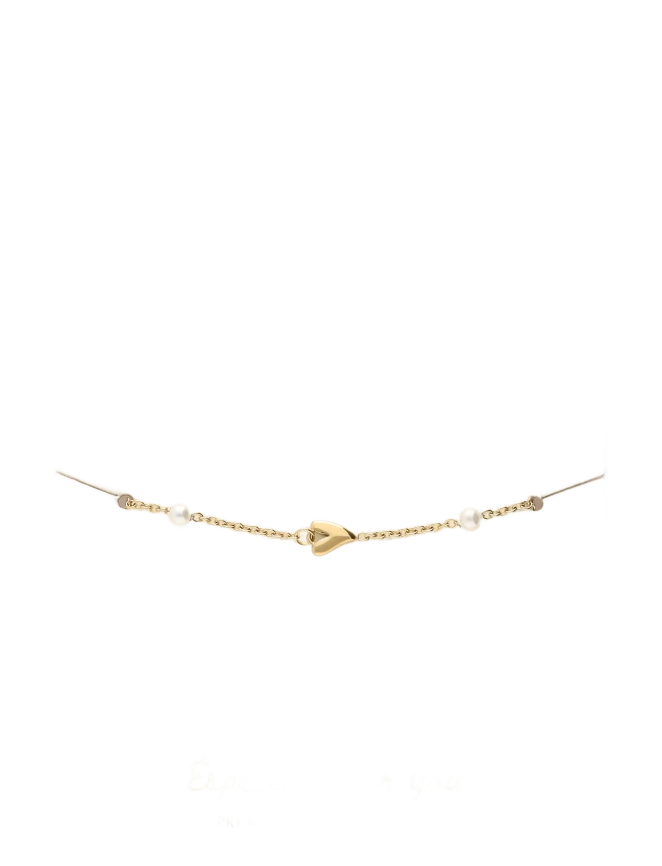 My Jewellery - Bracelet hearts & pearls - gold - 2