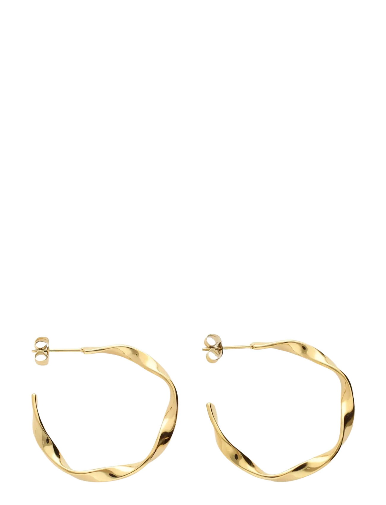 My Jewellery Earring twisted hoop - Officewear - GOLD / gold