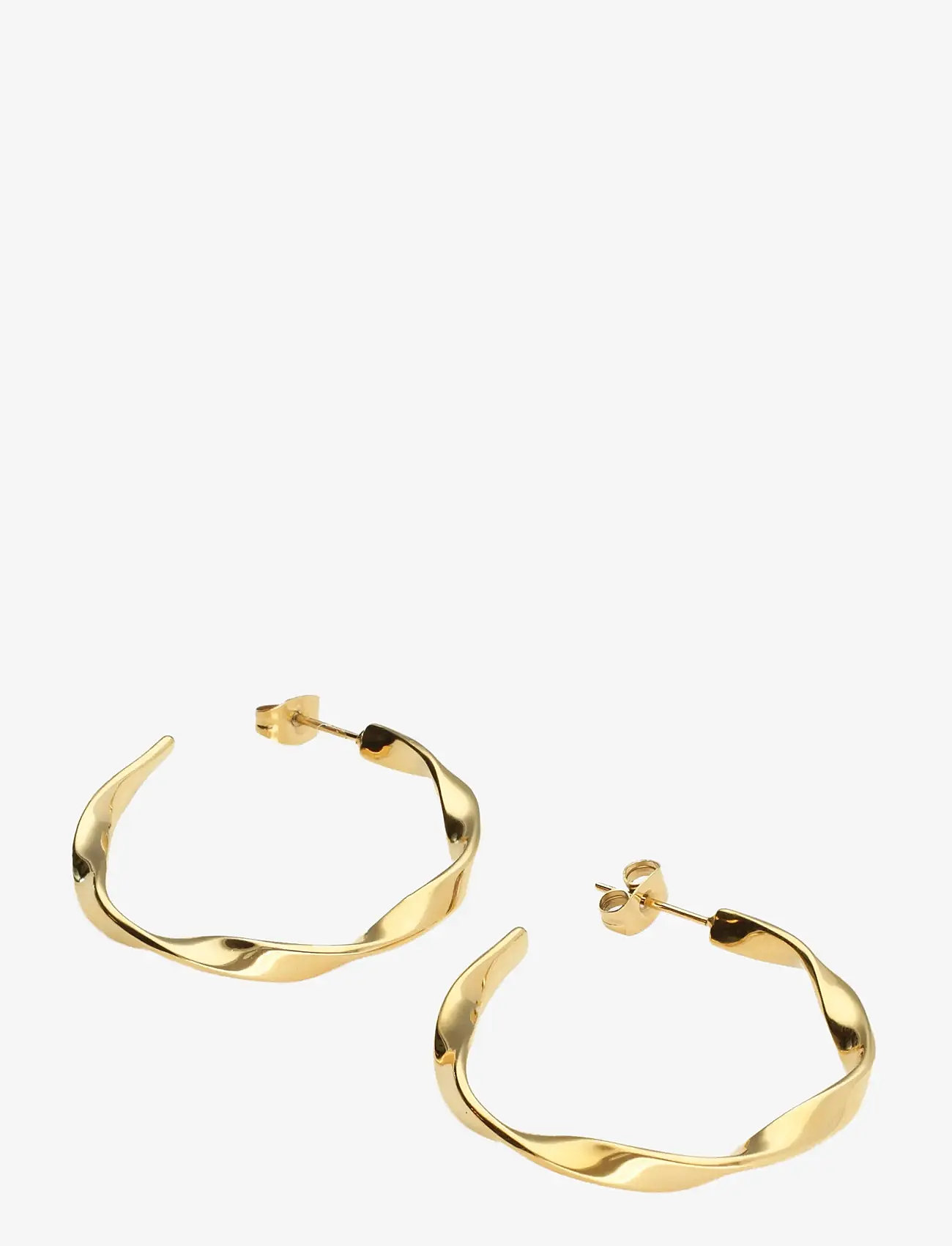 My Jewellery - Earring twisted hoop - creoler & hoops - gold - 2