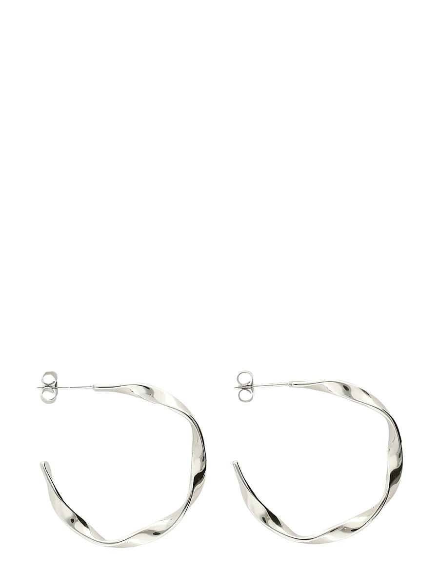My Jewellery - Earring twisted hoop - hoops - silver - 1