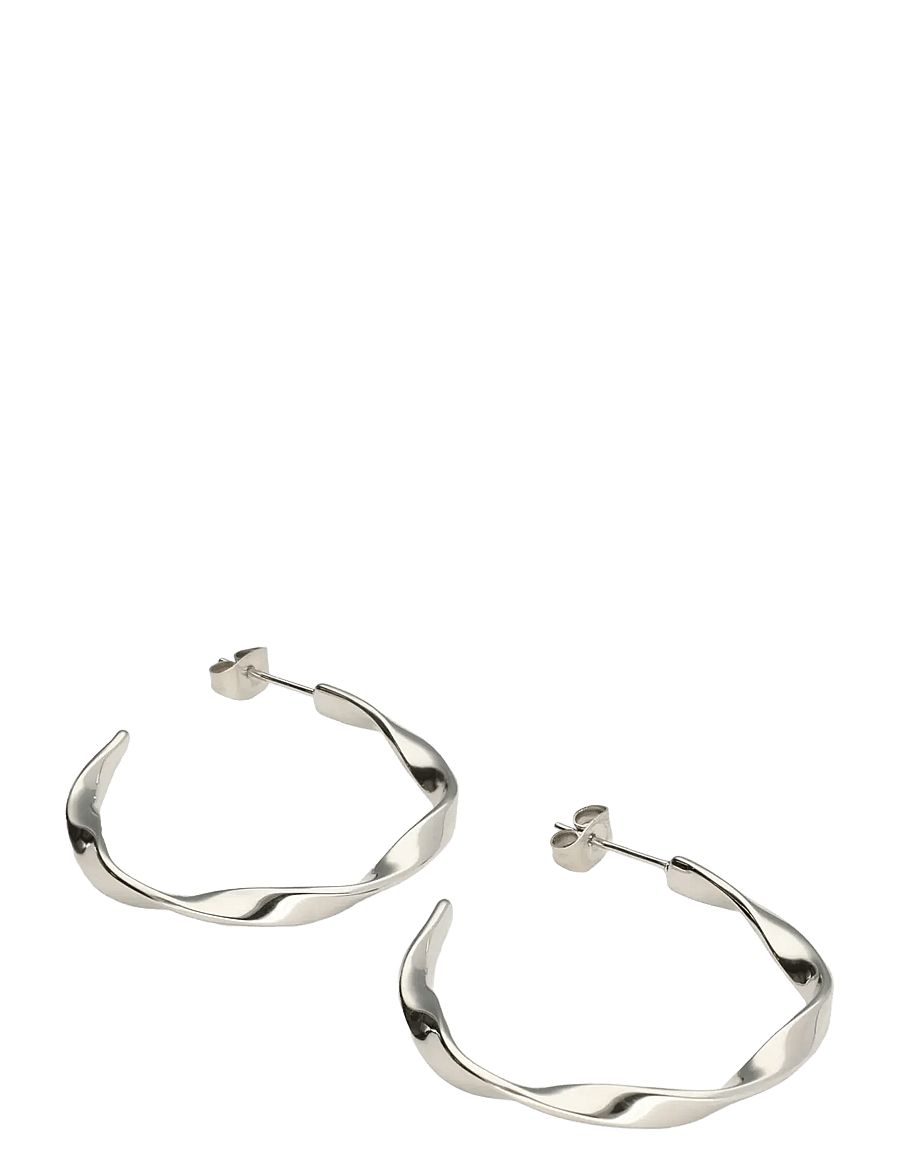 My Jewellery - Earring twisted hoop - hoops - silver - 3