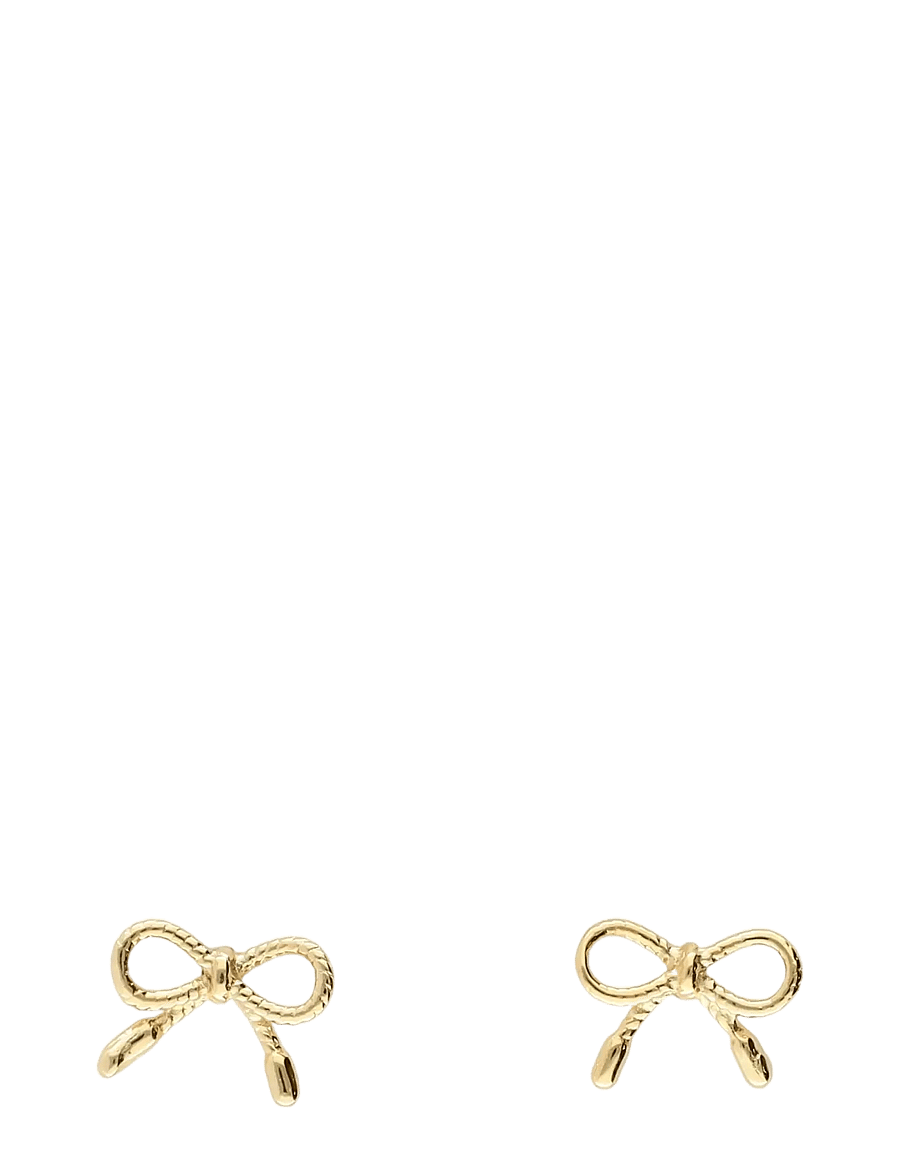 My Jewellery - Earstuds bow mini - auskarai smeigtukai - gold - 1
