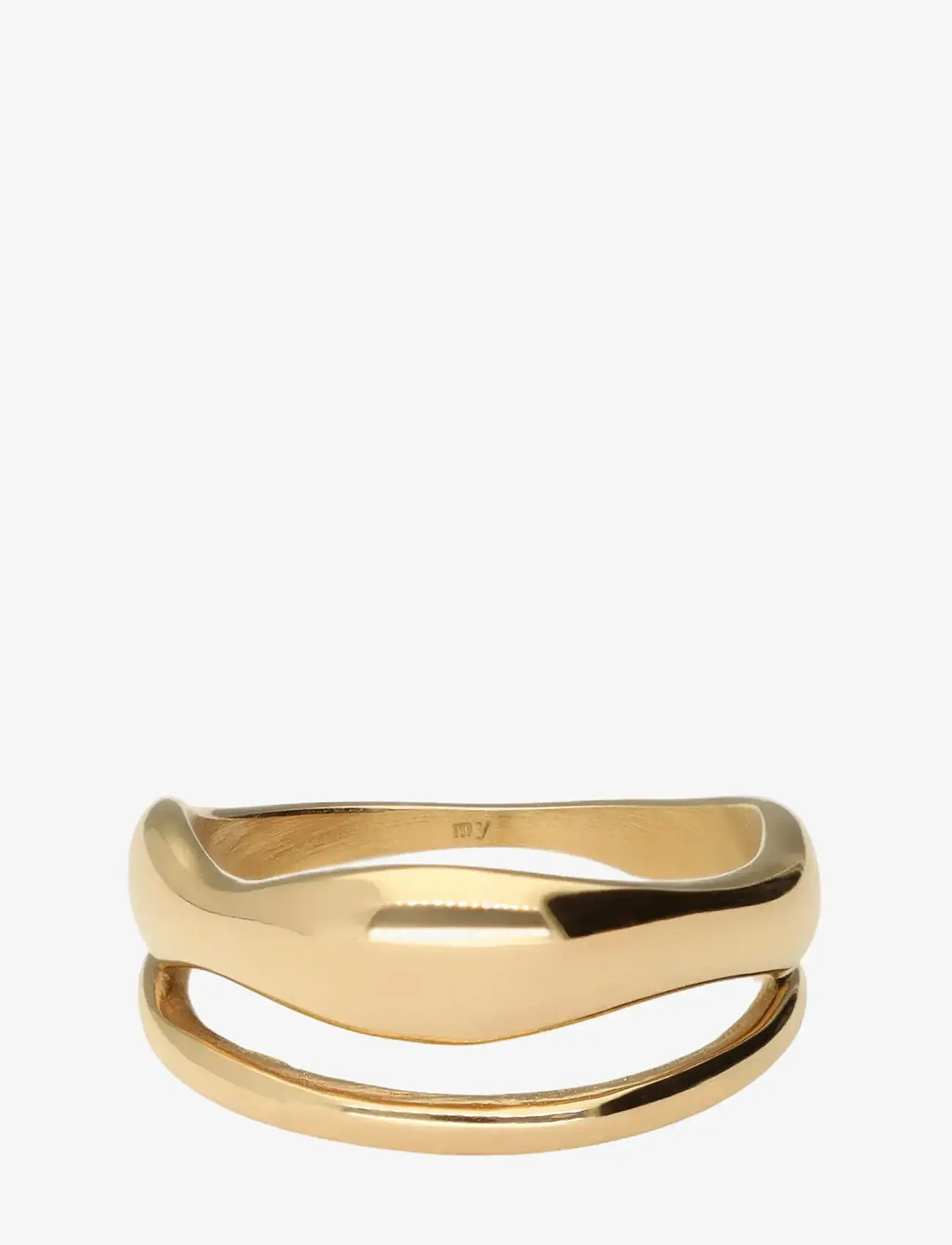 My Jewellery - Ring double organic shape - ringar - silver - 1