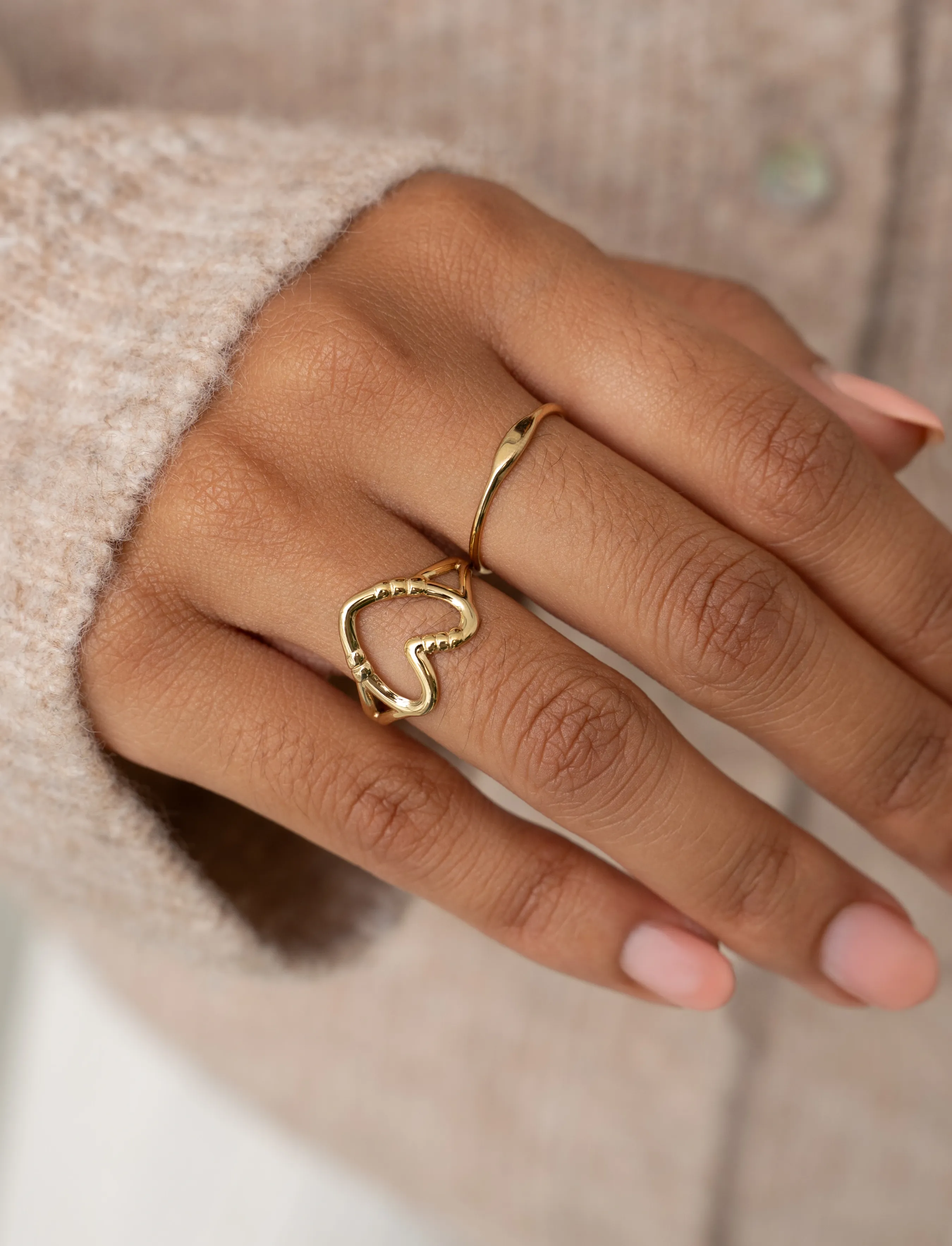 My Jewellery Ring Heart Open, One Size, Jewellery, Gold - Rings, Frauen